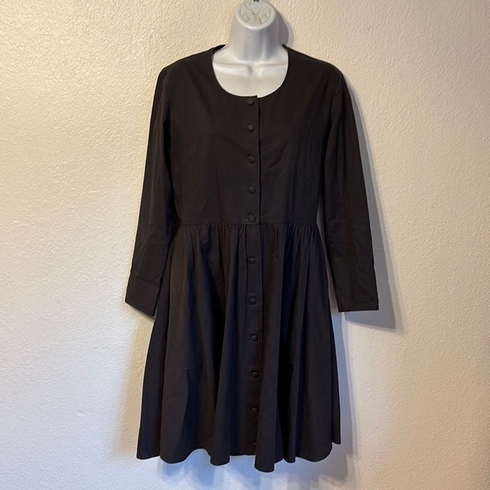 Vintage J. Peterman Button Front Dress Size 4